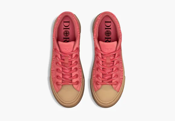 Кроссовки Stone Island x Dior B33 Skateboard Shoes «Red» красный