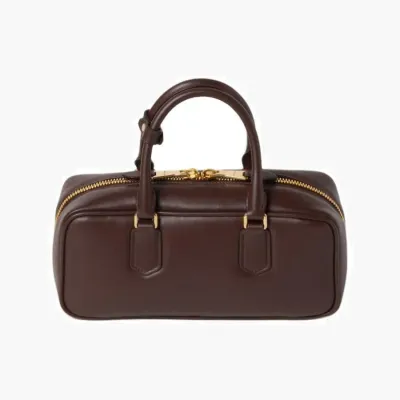 Сумки Miu Miu Arcadie leather bag «Briarwood» бордовый