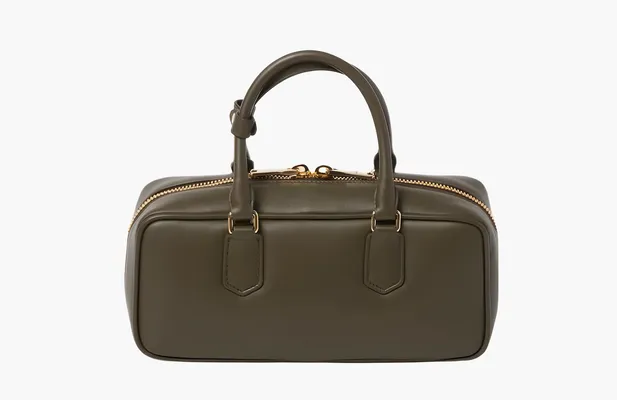 Сумки Miu Miu Arcadie Leather Bag «Military Green» зеленый