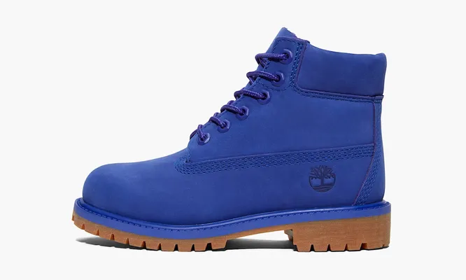 Обувь Timberland 6 Inch Premium Boot Junior «50th Anniversary - Bright Blue» синий