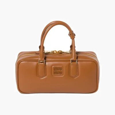 Сумки Miu Miu leather tote «Brown» 