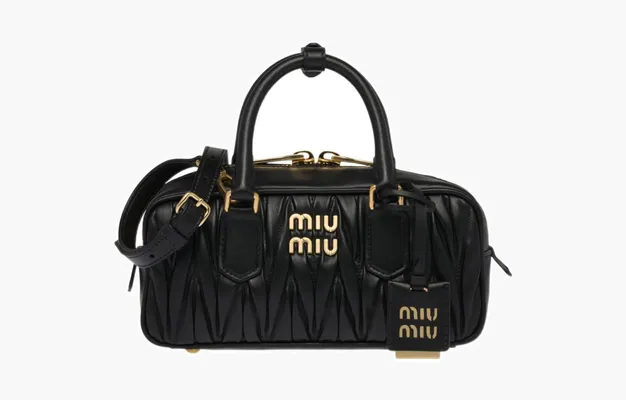 Сумки Miu Miu Arcadie Matelasse Nappa Bag «Black» 