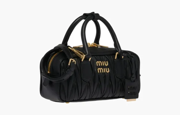 Сумки Miu Miu Arcadie Matelasse Nappa Bag «Black» 