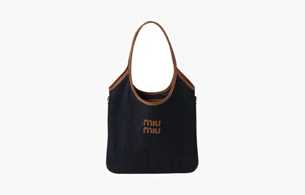 Сумки Miu Miu Ivy Denim Bag «Blue-Brandy» 