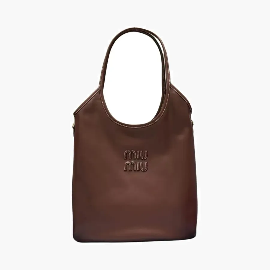Miu Miu Cognac Ivy Leather Bag «Radica»