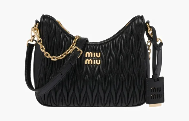 Сумки Miu Miu Shoulder bag in matlasse «Black» 