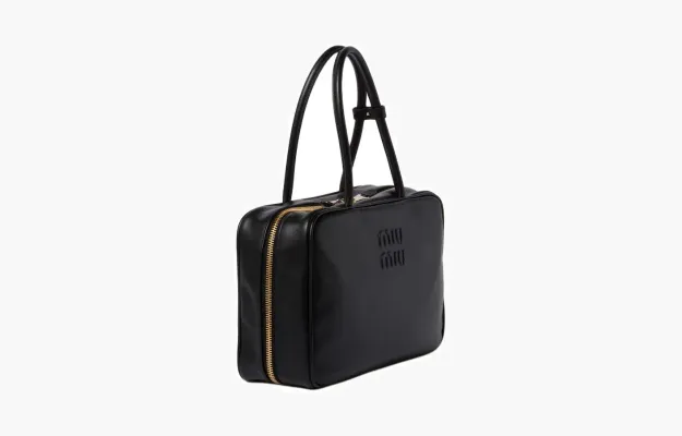 Сумки Miu Miu Leather Top-Handle Bag «Black» 
