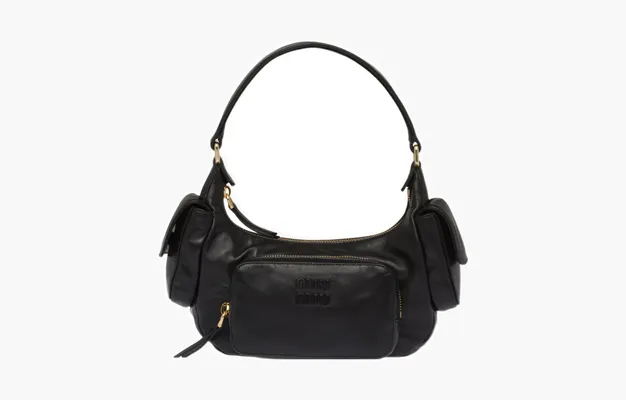 Сумки Miu Miu Nappa Leather Pocket bag «Black» 