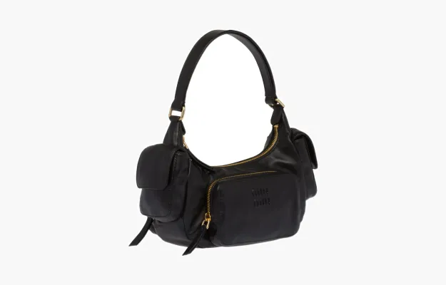 Сумки Miu Miu Nappa Leather Pocket bag «Black» 