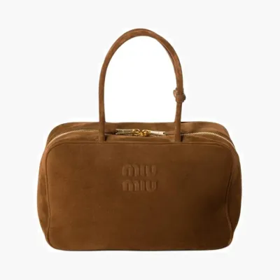 Сумки Miu Miu Suede Beau Bag «Cacao» 