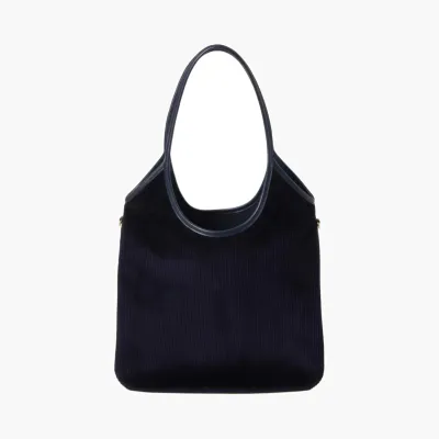 Сумки Miu Miu Ivy corduroy shopping bag «Navy» 