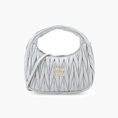 Сумки Miu Miu Wander Matelassé Bag «Cornflower» 