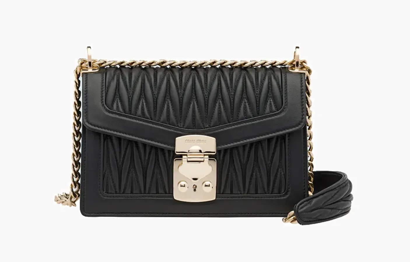 Miu Miu Confidential Shoulder Bag «Black»