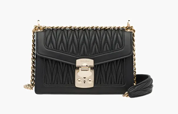 Сумки Miu Miu Confidential Shoulder Bag «Black» 