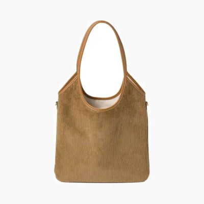 Сумки Miu Miu Ivy corduroy shopping bag «Cinnamon» 