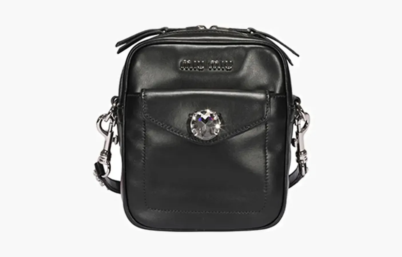 Miu Miu Solitaire Shoulder Bag «Black»