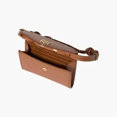 Сумки Miu Miu Leather shoulder wallet «Cognac/Tobacco» 