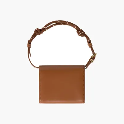 Сумки Miu Miu Leather shoulder wallet «Cognac/Tobacco» 