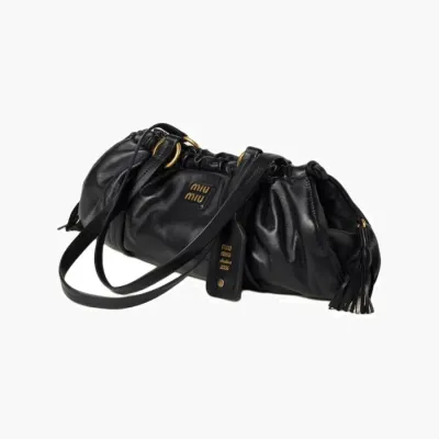 Сумки Miu Miu Joie nappa leather bag «Black» 