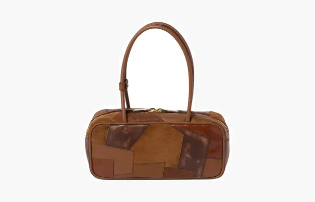 Сумки Miu Miu Beau leather patchwork bag «Cognac» 