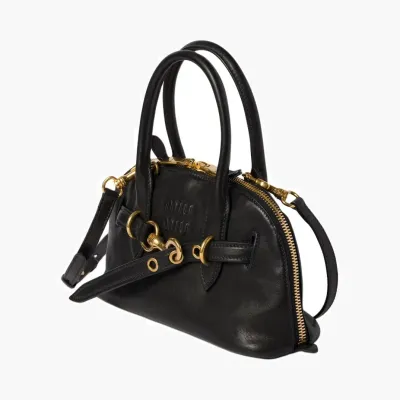 Сумки Miu Miu Aventure nappa leather top-handle bag «Black» 