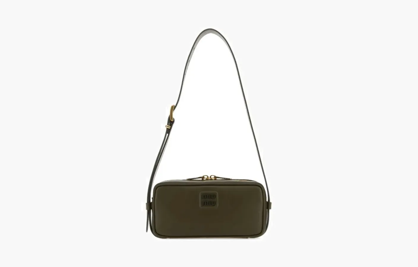 Miu Miu Nappa Shoulder Bag 'Military'