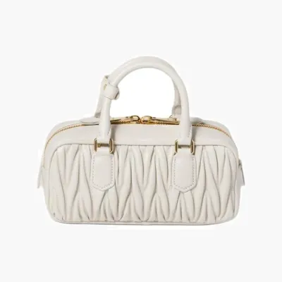 Сумки Miu Miu Arcadie Matelassé Bag «White» 
