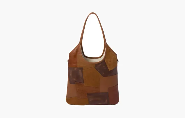 Сумки Miu Miu Ivy Leather Patchwork Bag «Cognac» 