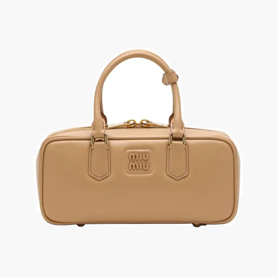 Miu Miu Arcadie leather shoulder bag «Cream»