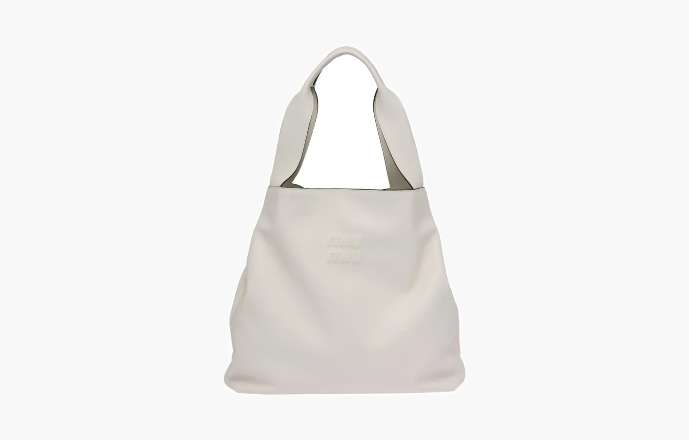 Miu Miu Leather hobo bag «White»