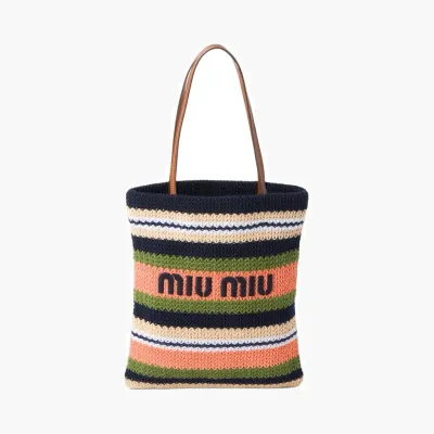 Сумки Miu Miu Crochet tote bag 