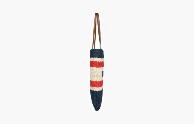 Сумки Miu Miu Crochet Tote Bag In «Beige-Blue» 