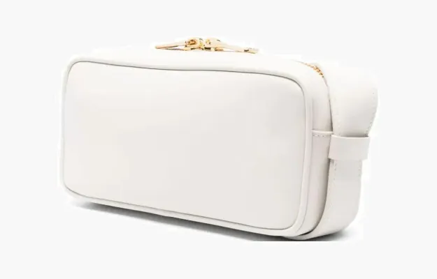 Сумки Miu Miu Logo-plated leather shoulder bag «White» 