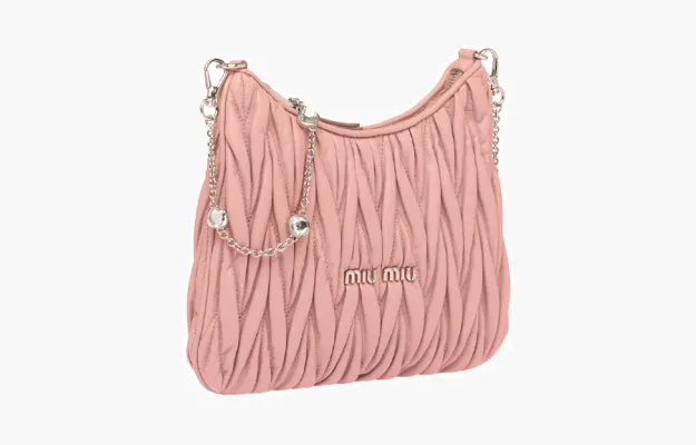 Сумки Miu Miu Matelasse Nappa Leather Shoulder Bag «Opal» 