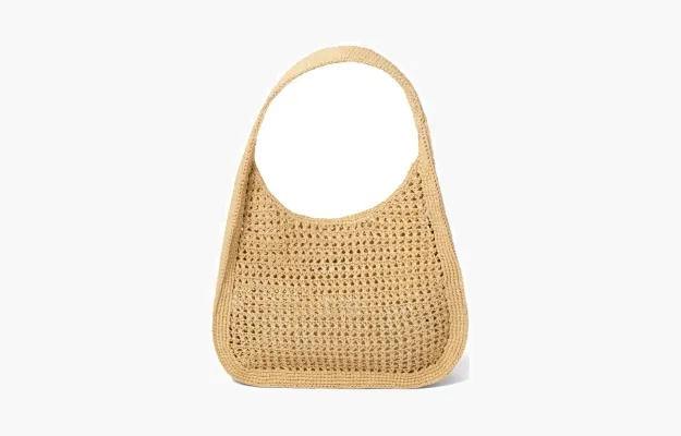 Сумки Miu Miu Woven Fabric Hobo Shoulder Bag «Beige Cognac» 