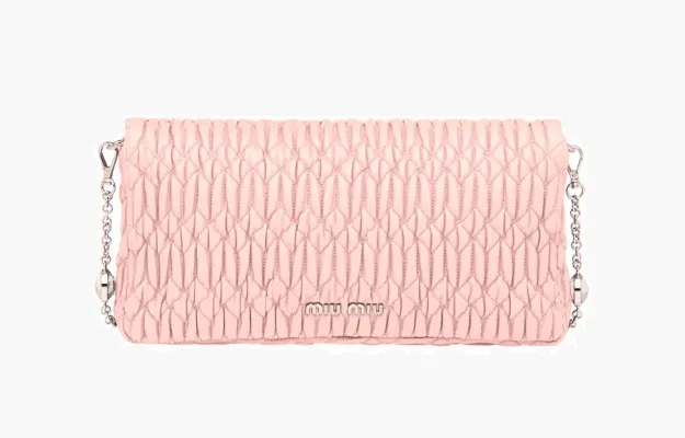 Сумки Miu Miu Twisted Lock Shoulder Bag «Opale» 