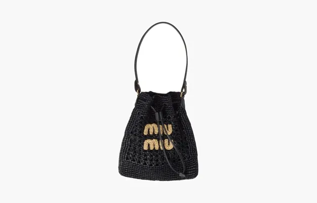 Сумки Miu Miu Knitted Shoulder Bag «Black» 