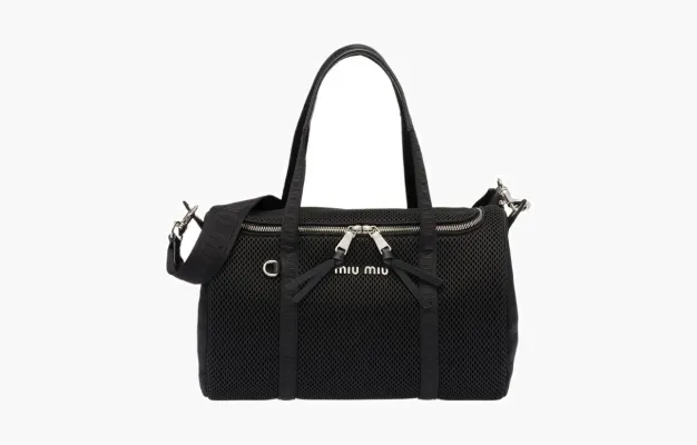 Сумки Miu Miu Mesh Pet Carrier Bag «Black» 