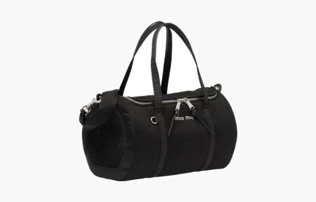 Сумки Miu Miu Mesh Pet Carrier Bag «Black» 