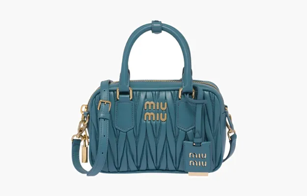 Сумки Miu Miu Matelassè Nappa «Blue» 