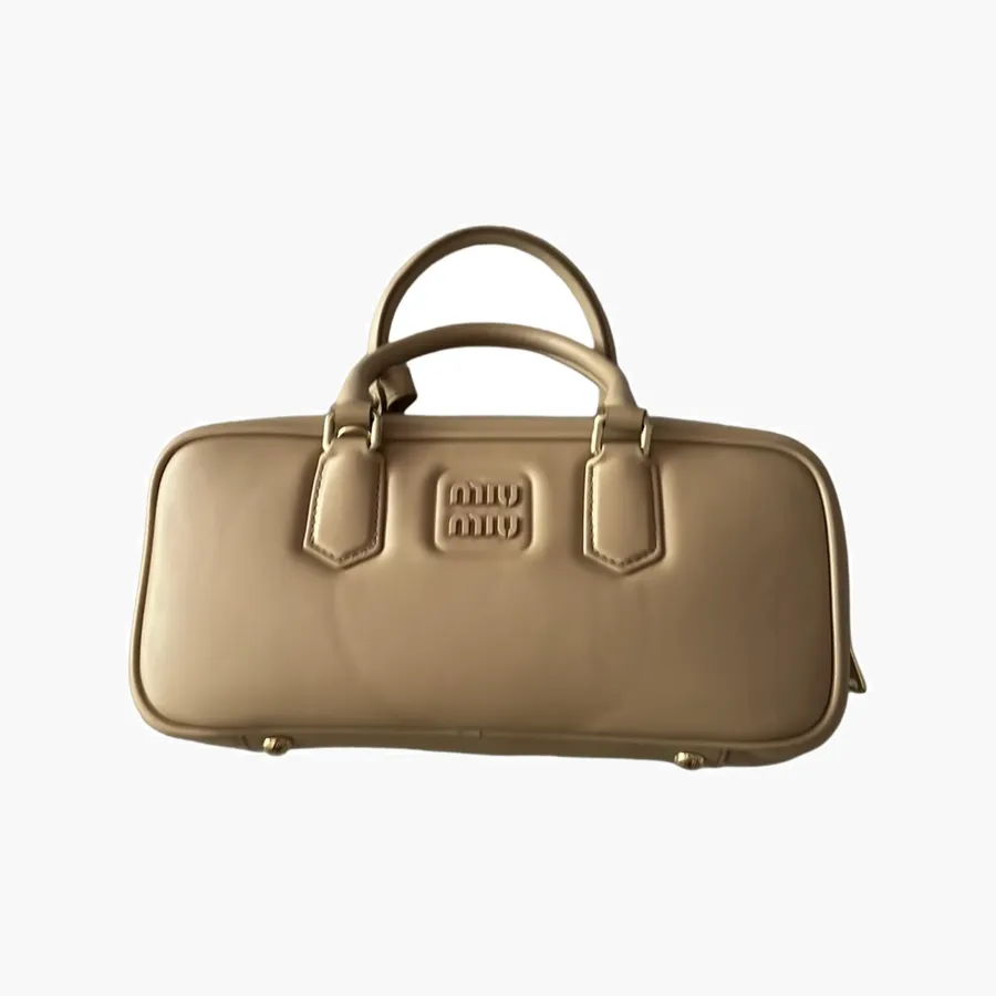 Miu Miu Arcadie Leather Bag «Beige»