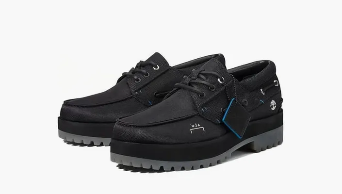 Обувь Timberland x A Cold Wall Handsewn Boat Shoes «Black» черный