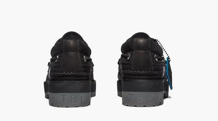Обувь Timberland x A Cold Wall Handsewn Boat Shoes «Black» черный