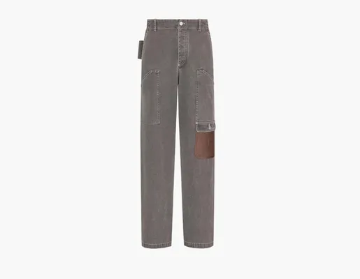 Одежда Dior x Stone Island Cargo Jeans «Black» серый