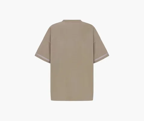 Одежда Dior x Stone Island T-Shirt «Brown» коричневый