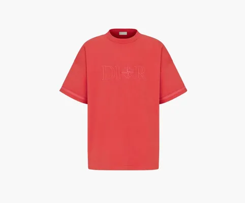 Одежда Dior x Stone Island T-Shirt «Red» красный