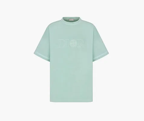 Одежда Dior x Stone Island T-Shirt «Light Green» зеленый