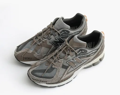 Кроссовки New Balance 1906U x INVINCIBLE x N.HOOLYWOOD «Grey Titan» серый