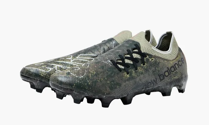 Кроссовки New Balance Furon v7 Pro FG x Stone Island x Raheem Sterling «Camo» зеленый