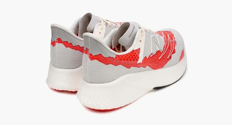 Кроссовки New Balance FuelCell RC Elite v2 x Stone Island x Tokyo Design Studio «Energy Red» серый